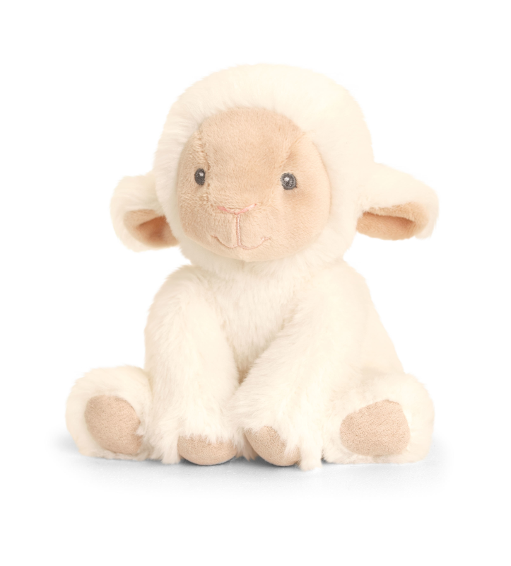  - peluche écoconçue - mouton crème 15 cm 